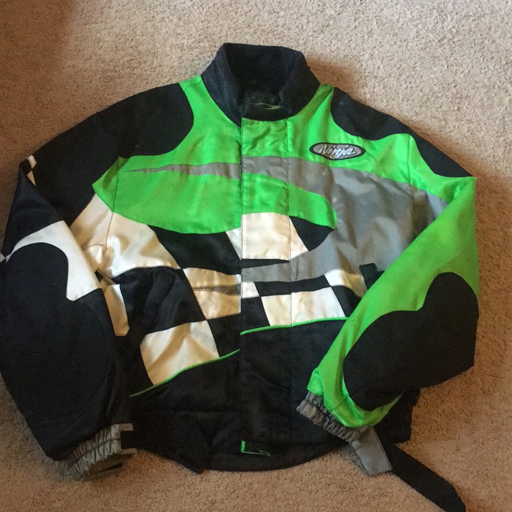 Vintage Ninja Kawasaki motorcycle jacket